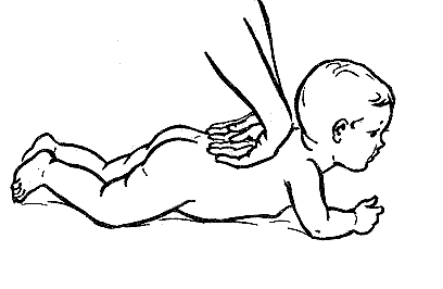 массаж спины для ребенка 2 месяцев